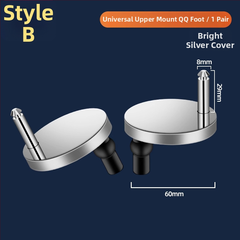 Toaletės sėdynės priedai Caixuan, nerūdijantis plienas, šiuolaikiškas paprastas stilius