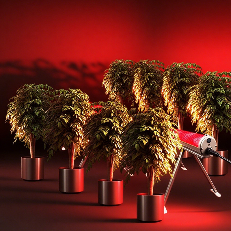 Vidaus šiltnamio augimo lemputė, 120W, IP65, Samsung LM281B, 336 LED, 5000 lm