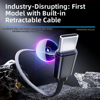 Magnetinis belaidis automobilio telefono laikiklis su 15W įkrovimu, tvirtinimas prie oro angos (snap-on)