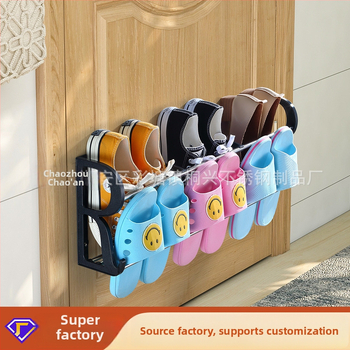 Sieninis batų stovas be gręžimo, lipnus montavimas, už durų, vonios kambariui, daugiafunkcinis