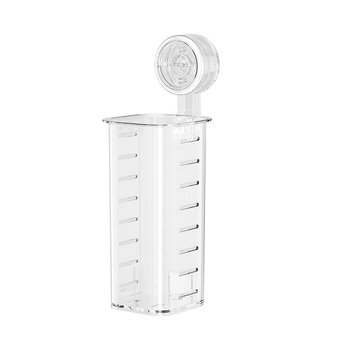 imega Raft de depozitare pentru unelte de păr, cu ventuză, montaj pe perete, fără găuri, plastic, nivel 1