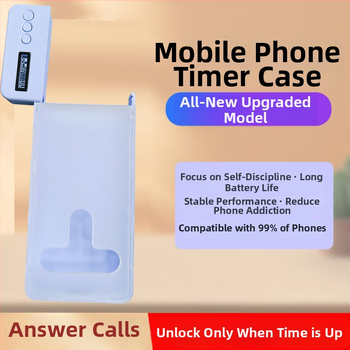 Kutija za zaključavanje telefona za samodisciplinu s vremenskim zaključavanjem – univerzalna za sve telefone, ABS kućište, sigurnosna brava, mogućnost prilagodbe