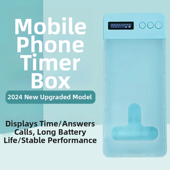 Kutija za zaključavanje telefona za samodisciplinu s vremenskim zaključavanjem – univerzalna za sve telefone, ABS kućište, sigurnosna brava, mogućnost prilagodbe