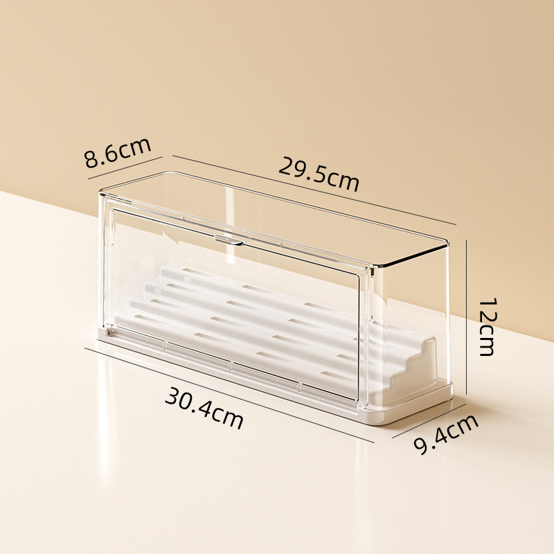 Porvédett íróasztali tároló doboz, többszintű asztali rendező, 1 L kapacitás, modell JLG 250 100 1