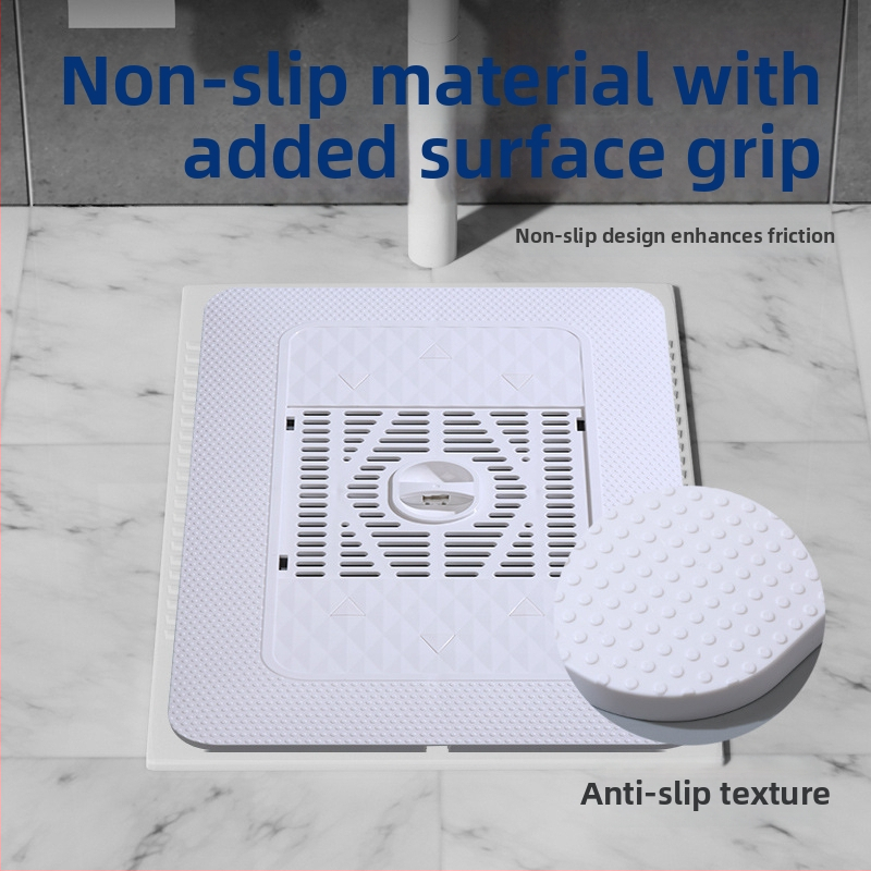 Капак за клек тоалетна | ABS/PP пластмаса | Дезодориращ капак за клек тоалетна | Удебелена конструкция | Анти‑плъзгащ дизайн | Нов китайски стил