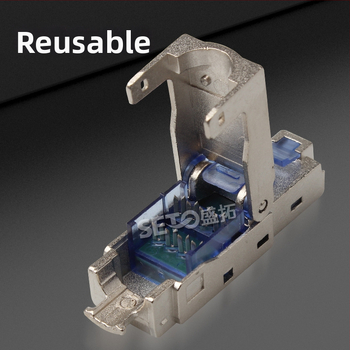 SeTO Apsaugota RJ45 Cat.7 kristalinės galvos jungtis inžinerinėms taikymo sritims