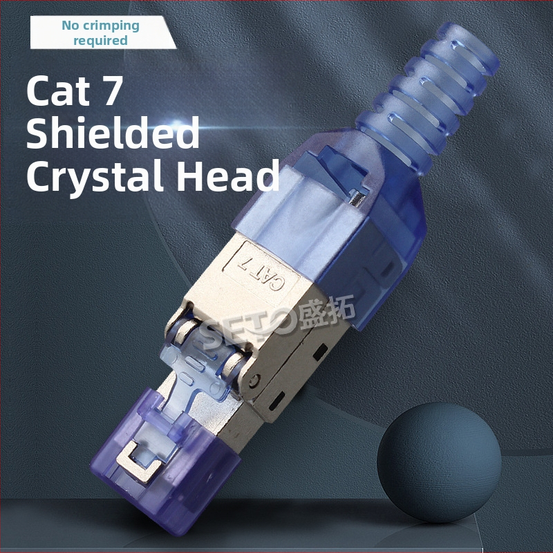 SeTO Apsaugota RJ45 Cat.7 kristalinės galvos jungtis inžinerinėms taikymo sritims