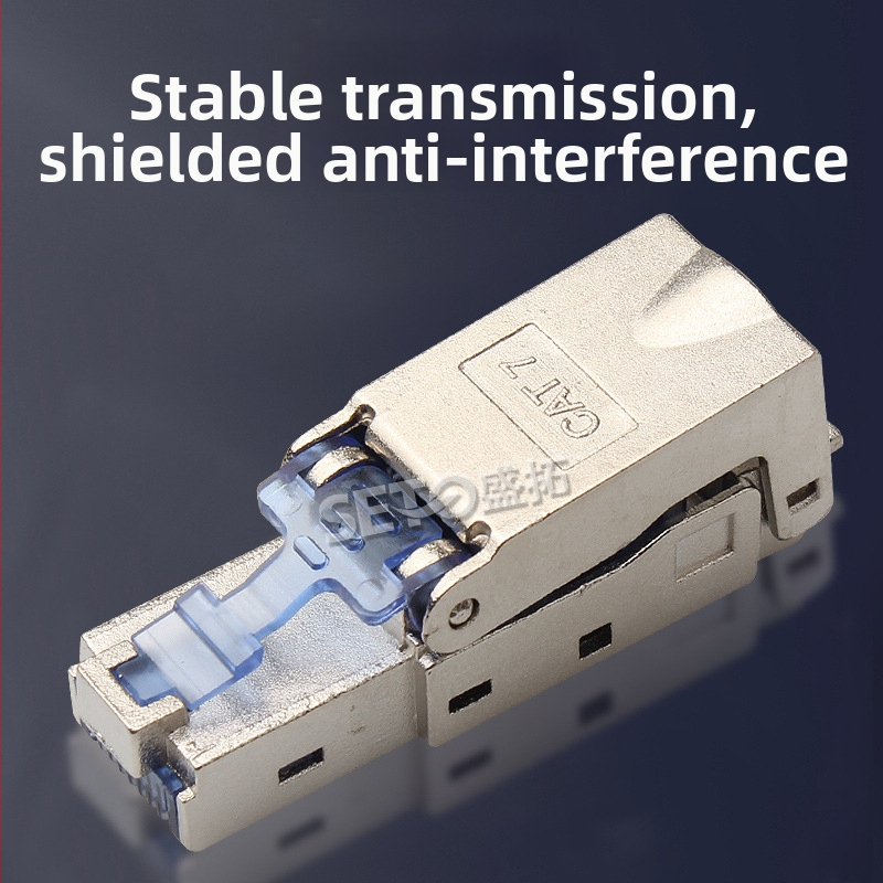 SeTO Aizsargāts RJ45 Cat.7 kristāla galvas savienotājs inženierijas lietojumam