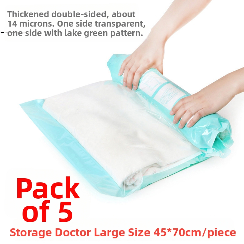 6 gab Roll-Up vakuuma uzglabāšanas maisiņu komplekts — PA + PE materiāls, ūdensnecaurlaidīgs