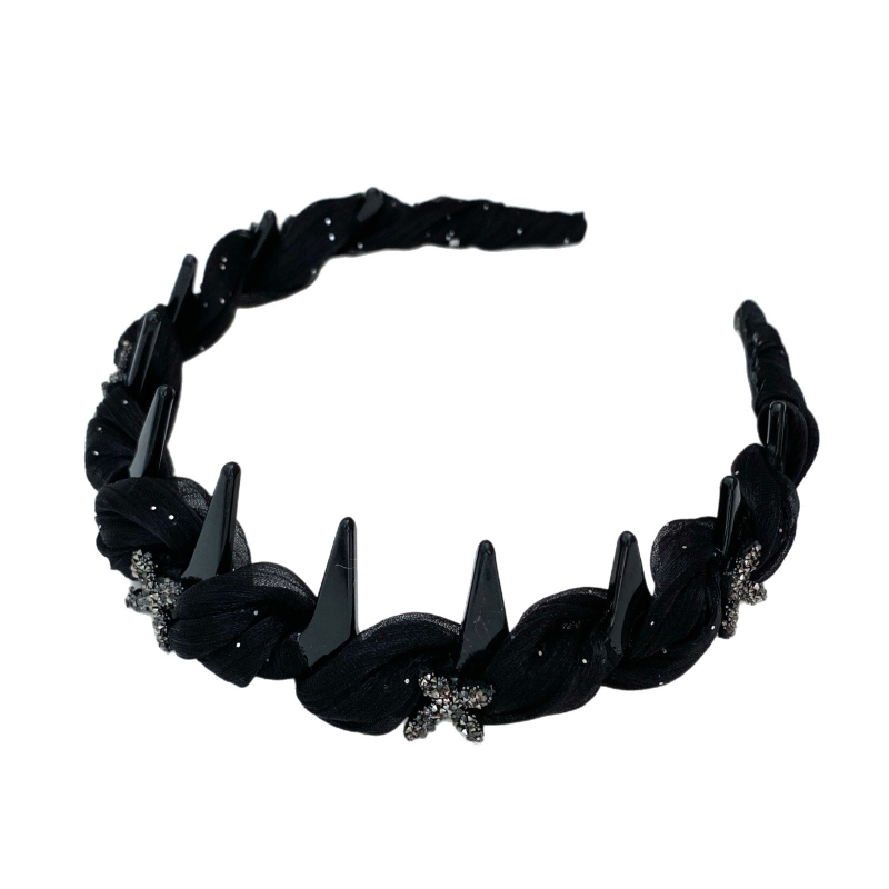 Beji Rabbit лента за коса от мрежеста материя, ръчна изработка, сладък стил