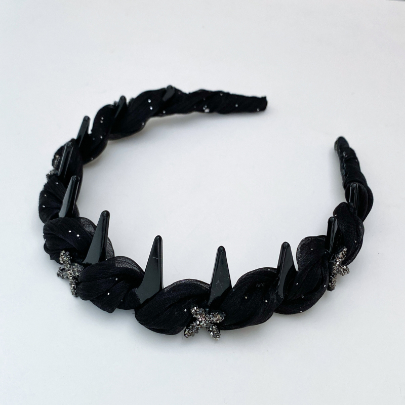 Beji Rabbit лента за коса от мрежеста материя, ръчна изработка, сладък стил