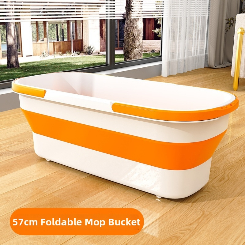 Salokāms spaiņš mopam, taisnstūrveida, ar izspiešanas funkciju, piemērots grīdas tīrīšanai un auto mazgāšanai (Materiāls: PP; Zīmols: Home storm; Izlaiduma datums: rudens 2025; Svars: 0.55 kg)