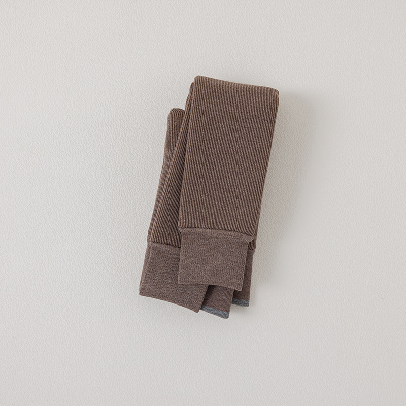 Colanți pentru fetițe, toamnă–iarna, cu deschidere la zona inghinală, lungime 9/10, talie înaltă, 90% poliester