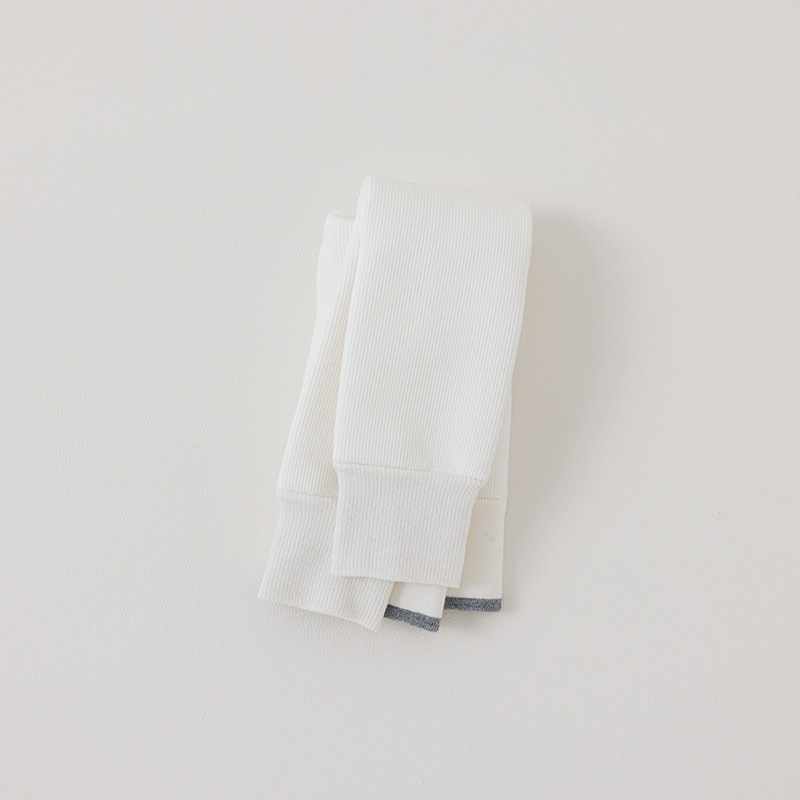 Colanți pentru fetițe, toamnă–iarna, cu deschidere la zona inghinală, lungime 9/10, talie înaltă, 90% poliester