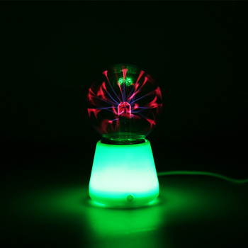 USB Ion Ball éjszakai fény üvegburás lámpabúrával, ≤36V, gombkapcsoló, konnektoros tápegység, környezeti fény