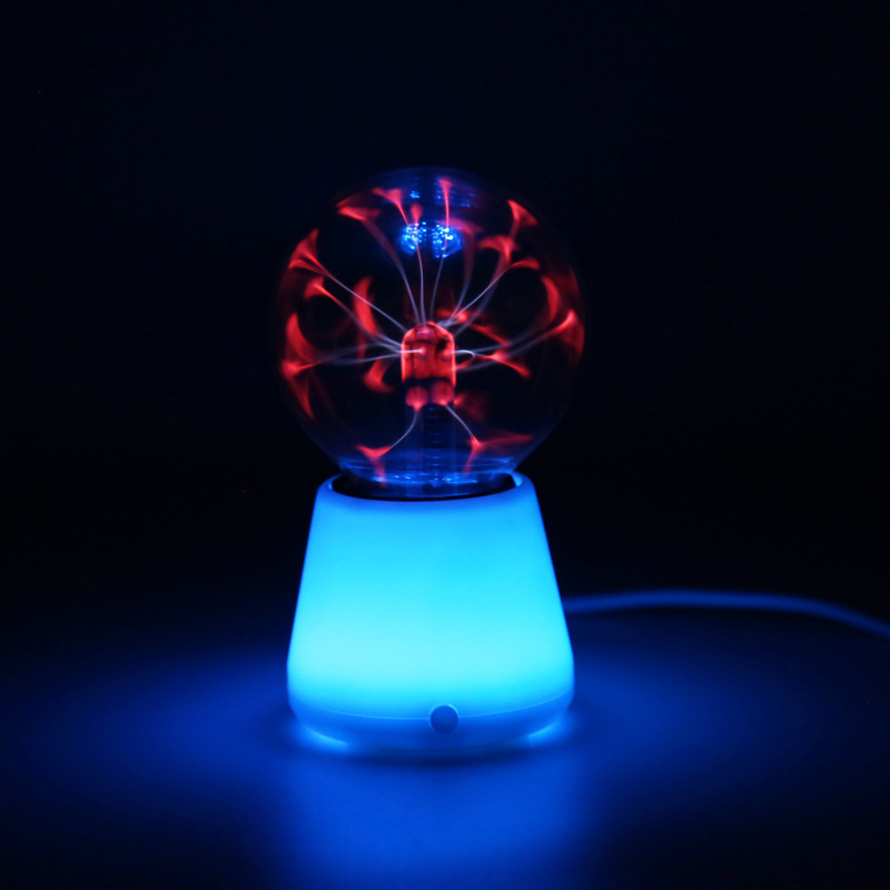 USB Ion Ball éjszakai fény üvegburás lámpabúrával, ≤36V, gombkapcsoló, konnektoros tápegység, környezeti fény