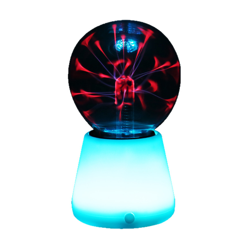 USB Ion Ball éjszakai fény üvegburás lámpabúrával, ≤36V, gombkapcsoló, konnektoros tápegység, környezeti fény
