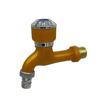 Кран за пералня, PP материал, керамичен дисков клапан, резбова връзка, 0-75°C