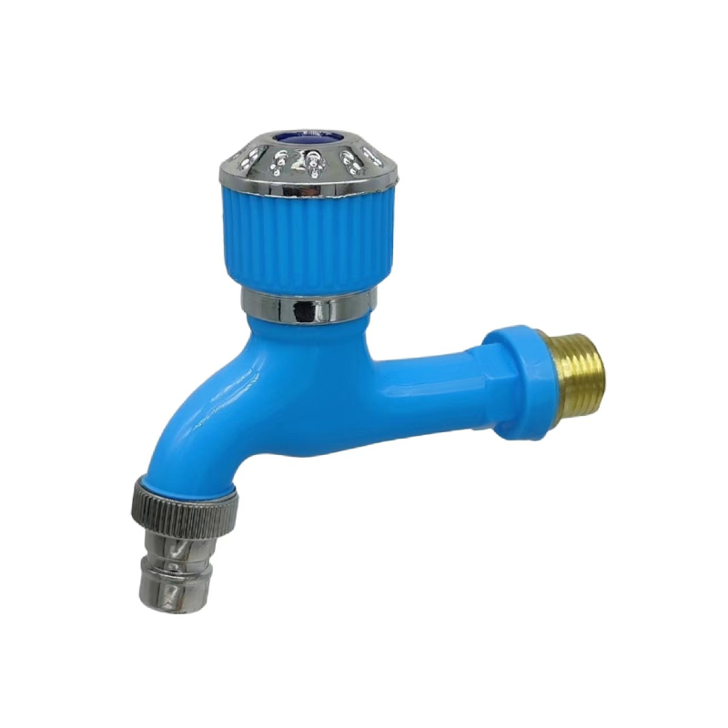 Кран за пералня, PP материал, керамичен дисков клапан, резбова връзка, 0-75°C