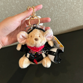 Plüüžist kottide ripats liblika fe ja väikese karu motiiviga — suvi 2025, siseruumide dekor, kottidele riputatav