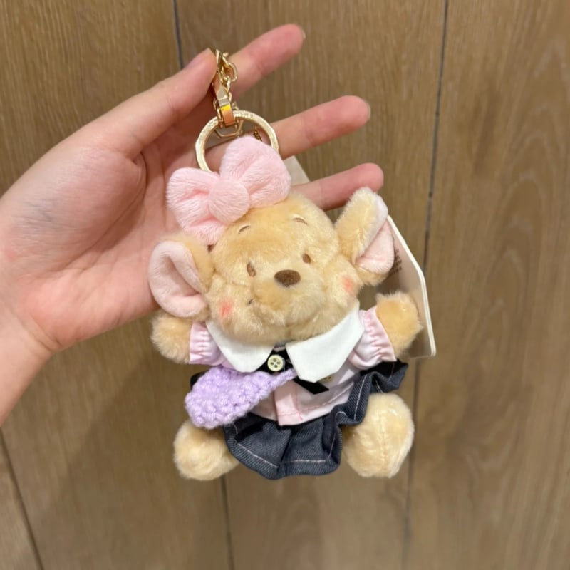 Plüüžist kottide ripats liblika fe ja väikese karu motiiviga — suvi 2025, siseruumide dekor, kottidele riputatav