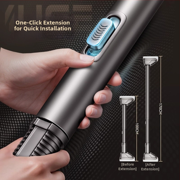 Teleskopiska drēbju žāvēšanas stienis, bez urbšanas, balkonam, oglekļa tērauds, mūsdienīgs minimālisma dizains