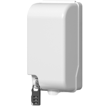 Gudrs tualetes kontaktu ūdensizturīgs vāciņš - sienas uzstādīšana, 10A noplūdes aizsardzība, spriegums 50-440V