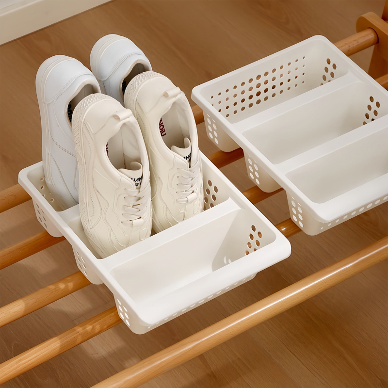 Műanyag cipő tároló doboz, fiókos, szerelés nélkül, minimalist stílusú, egy szintes kialakítás