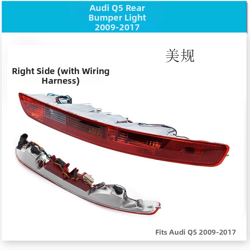 CZPINCHEN Tagumine bamberivalgus Audi Q5 (2009–2021) - PC materjal, mudelid 8R0945095/8R0945096