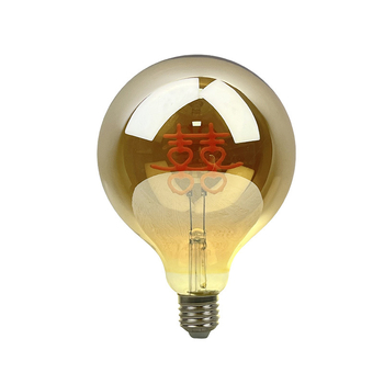 Bec Edison cu bază E27, filament wolfram, 220V, fascicul 360°, CRI 80-90