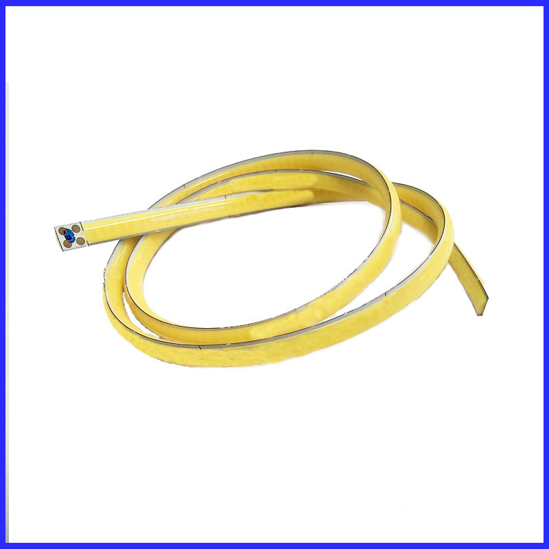 LED COB rugalmas fénycsík, 3 mm kétoldalas, alacsony feszültség, COB csomagolt fényforrás, lineáris beltéri és kültéri használatra