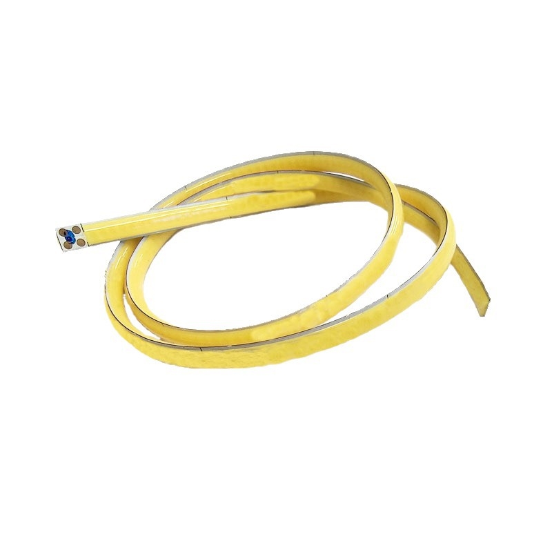 LED COB rugalmas fénycsík, 3 mm kétoldalas, alacsony feszültség, COB csomagolt fényforrás, lineáris beltéri és kültéri használatra