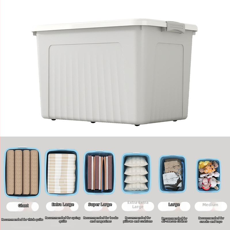 Plastist hoiukarp, mudel 8929, polüpropüleen, maht 40–50 l, klõpsuga kaas, ratastega kaasaskantav.