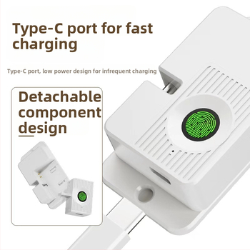 Biometrinis piršto atspaudo užraktas spintelėms ir šaldytuvams – 20 atspaudų saugojimas, >1 000 000 atrakcinimų, nuskaitymo laikas <0,05 s, klaidingas atpažinimas <0,001, darbinė temperatūra -25°C iki 60°C (20 atspaudų; >1 000 000 atrakcinimų; <0,05 s nusk