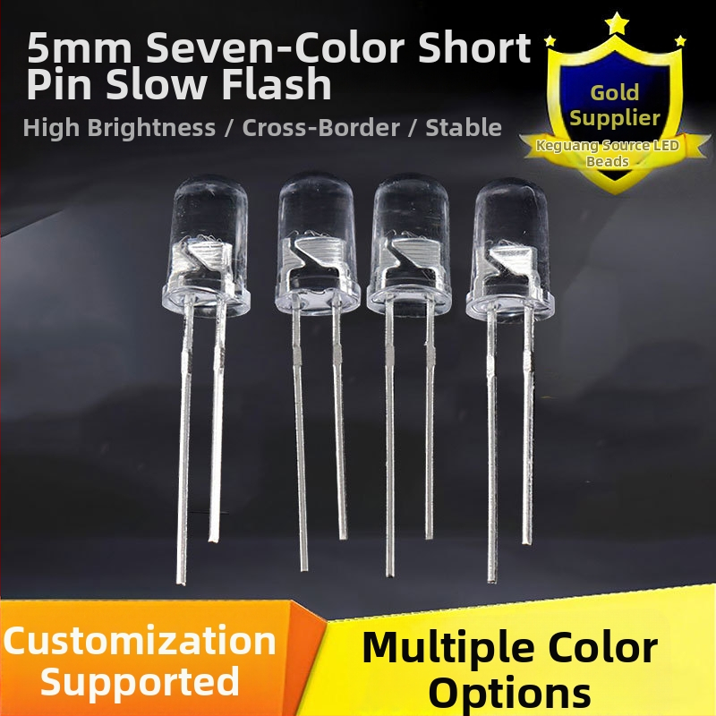 LED grūdelis tiesioginiam įdėjimui su krašteliu, 20 mA, 3.2–3.4 V, 0.3 W, Guang Lei čipas