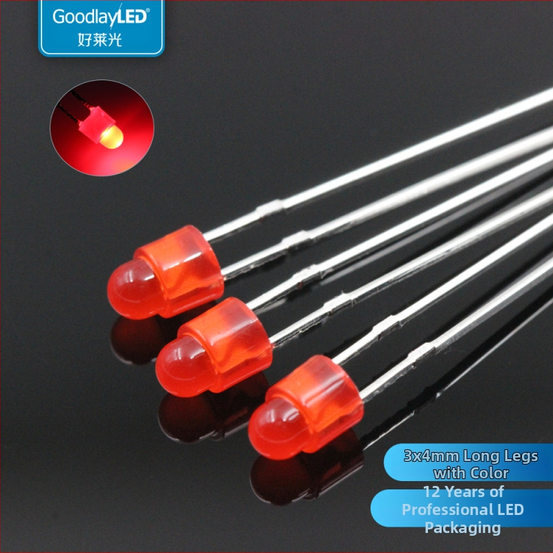 LED lodīte ar Sanan čipu, vara substrāts, 20 mA pie 1,8–2,2 V, CRI 70–80, garas vadi