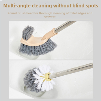 WC šepetys su ilga rankena, plastikinis, 135 g, 1 vnt.