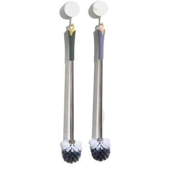 WC šepetys su ilga rankena, plastikinis, 135 g, 1 vnt.