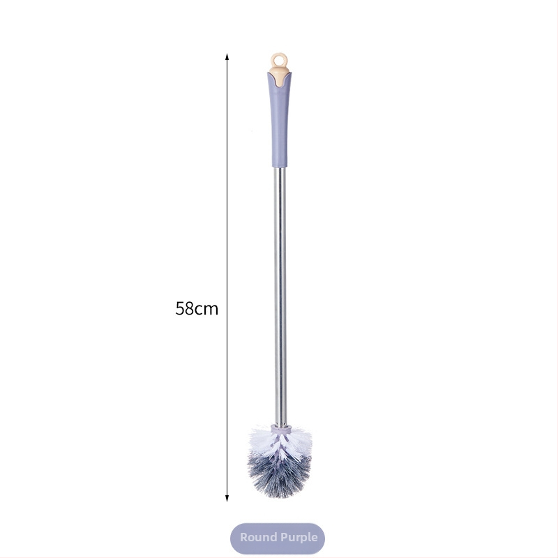 WC šepetys su ilga rankena, plastikinis, 135 g, 1 vnt.