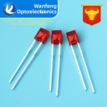 Kvadratiniai LED indikatoriai granulės – Sanan čipas, 1.8–3.4 V, 20 mA, 0.06 W, šviesos srautas 3.5–4.3 lm