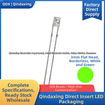 LED su plokščia galva, tiesioginis prijungimas, San’an lustas, 1.8–2.2 V, 20 mA