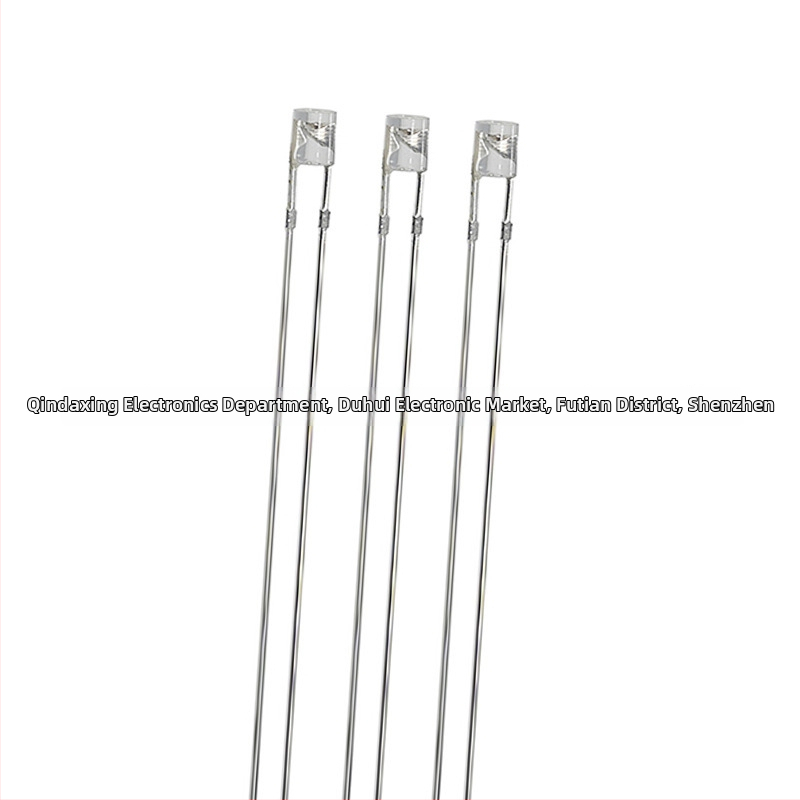 LED ar plakanu galvu, tieša pieslēgšana, San’an čips, 1.8–2.2 V, 20 mA