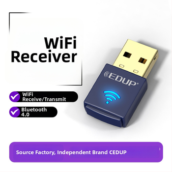 EDUP EP-N8568 USB Bevielė tinklo kortelė Bluetooth adapteris - 2.4 GHz, 150 Mbps, IEEE 802.11b/g/n