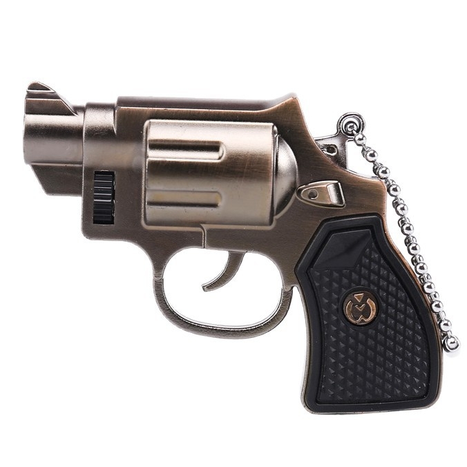 Παιχνιδο-όπλο έξι σε ένα με LED φως, λέιζερ και υπέρυθρη ακτινοβολία, μπρελόκ — 5W, μπαταρίες 3x AG13, εμβέλεια έως 50 μ