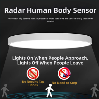 Lubos LED lemputė su judesio jutikliu ir balso valdymu koridoriui/įėjimui, 220V, dengiamas plotas 15-30 m²