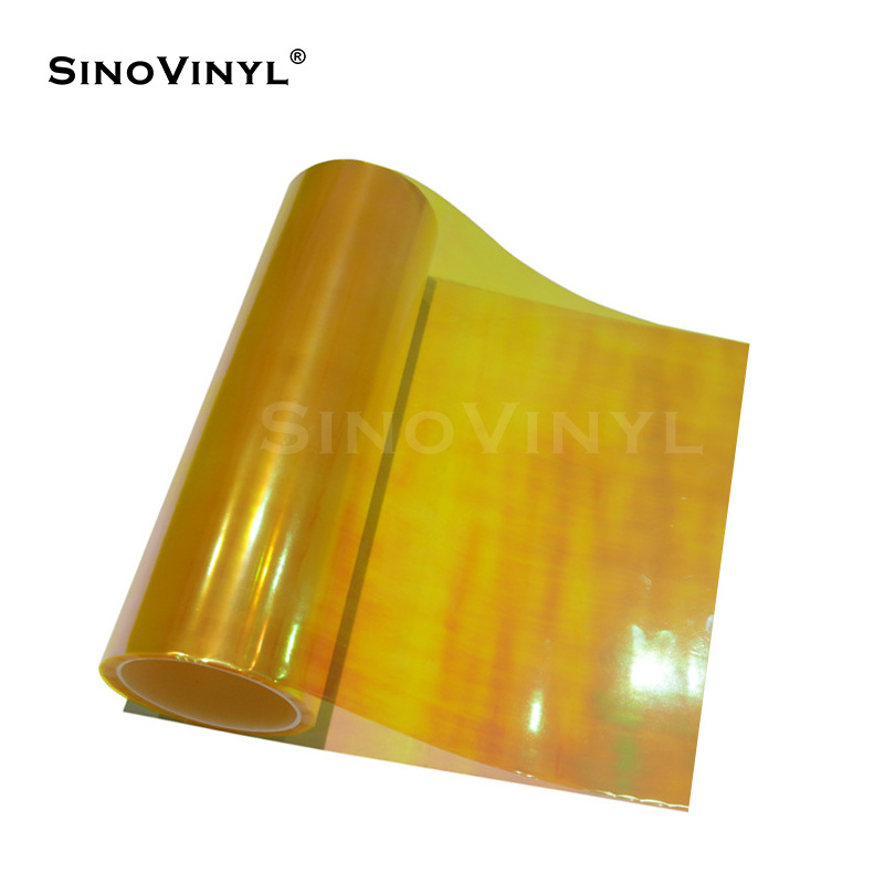 Automobiļu lukturu filma, chameleon lukturu filmas sērija, 0,15 mm biezums, UV aizsardzība 99%, siltumizolācija 99%