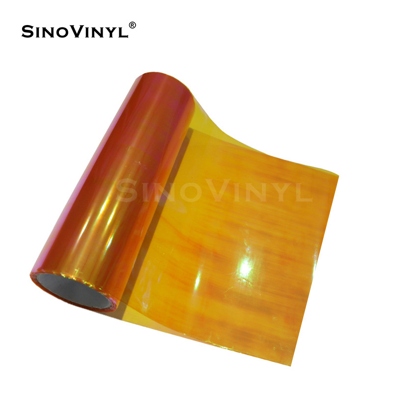 Automobiļu lukturu filma, chameleon lukturu filmas sērija, 0,15 mm biezums, UV aizsardzība 99%, siltumizolācija 99%