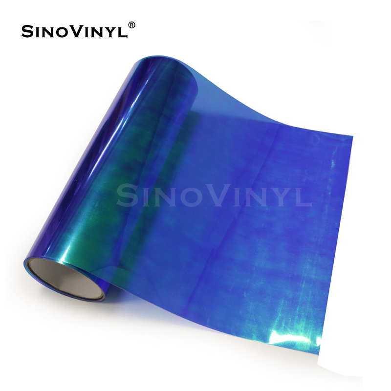 Automobiļu lukturu filma, chameleon lukturu filmas sērija, 0,15 mm biezums, UV aizsardzība 99%, siltumizolācija 99%