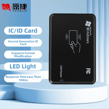 Dviejų dažnių IC/ID RFID skaitytuvas su USB sąsaja, belaidžiam prieigos valdymui, NFC suderinamas, jutiklio diapazonas 2–5 cm