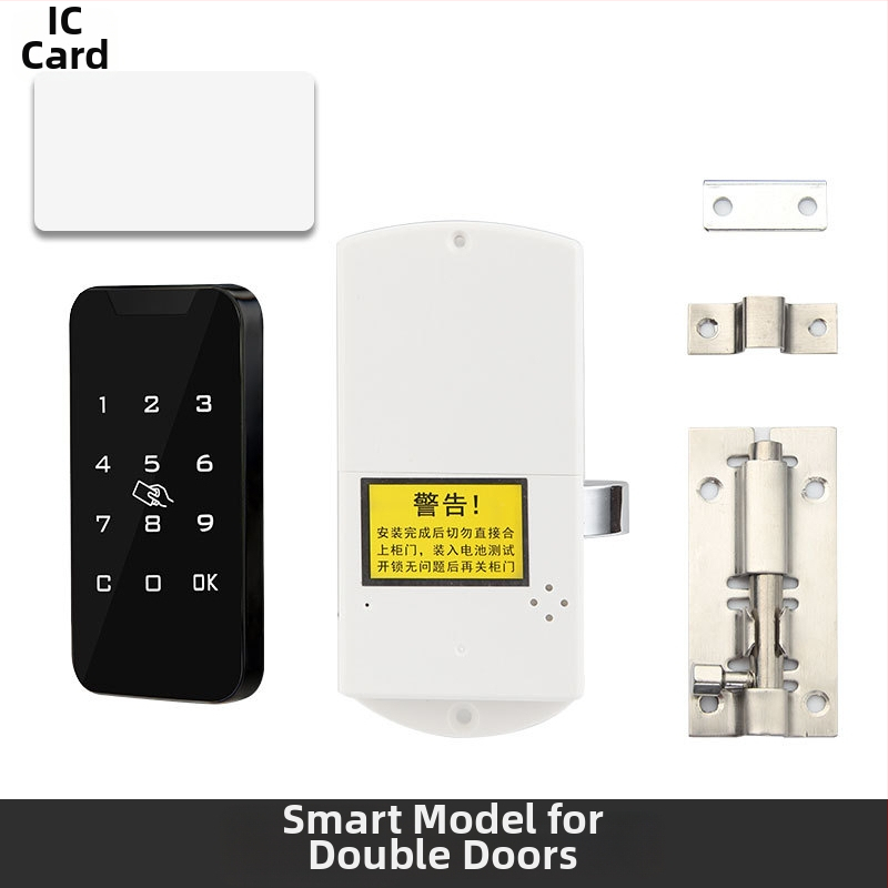 Šatníková skriňa s elektronickou zámkou na heslo – Plast, Model 1703-plastic, Moderný minimalistický štýl